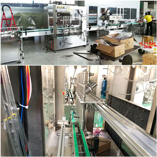 全自動(dòng)瓶裝秋梨膏裝機(jī)客戶(hù)案例實(shí)拍圖