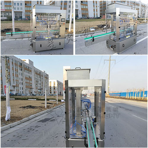 全自動老陳醋灌裝機設(shè)備實拍圖