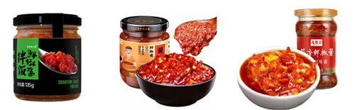 鮮椒醬全自動(dòng)生產(chǎn)線設(shè)備樣品圖