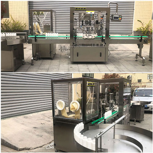 自動橄欖油灌裝機細節(jié)圖