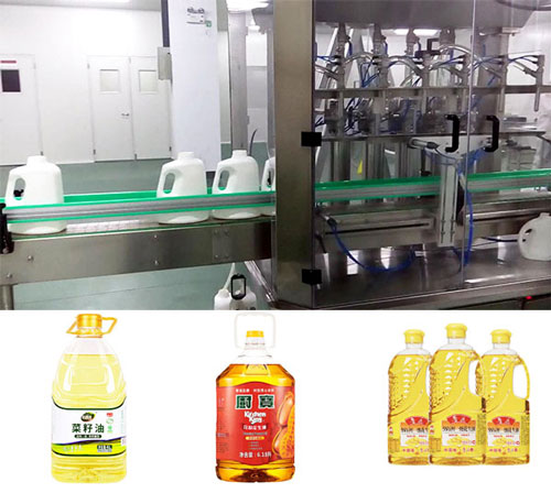 大型整套花生油自動(dòng)灌裝機(jī)流水線樣品實(shí)拍