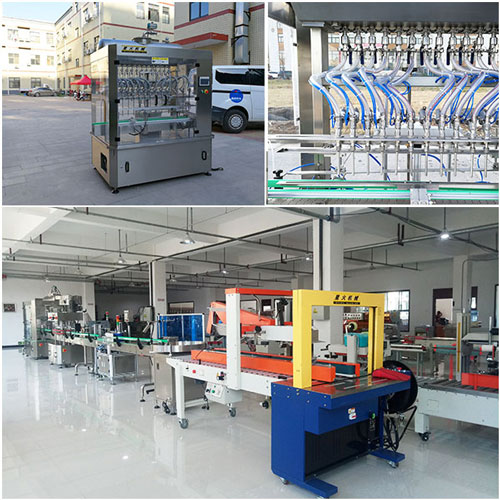 食醋灌裝機(jī)生產(chǎn)線廠家實拍