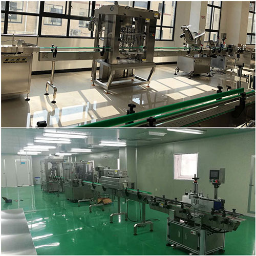 豆瓣醬自動灌裝機械展示