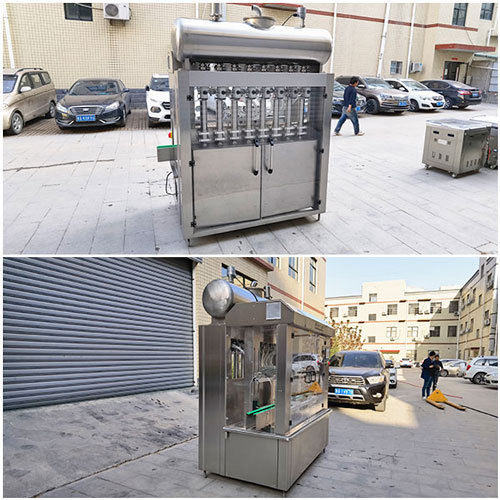 全自動(dòng)膏體灌裝機(jī)多方位實(shí)拍