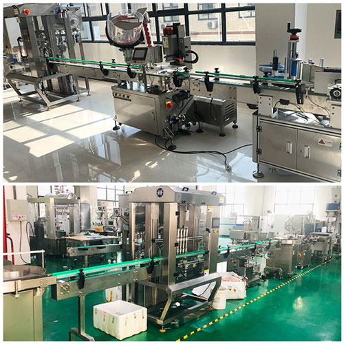 北京全自動定量調(diào)味醬灌裝機實拍