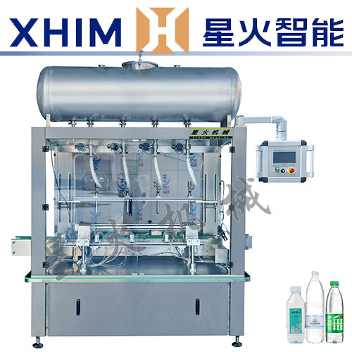 全自動稱重灌裝機-四頭液體灌裝機設(shè)備